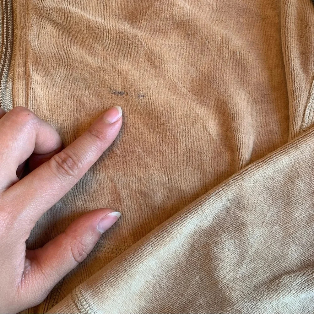 🧥 Lululemon Tan Full-Zip Hooded Sweater – Early-Era / OG Style – Women’s Small 🧥 - Picture 14 of 15